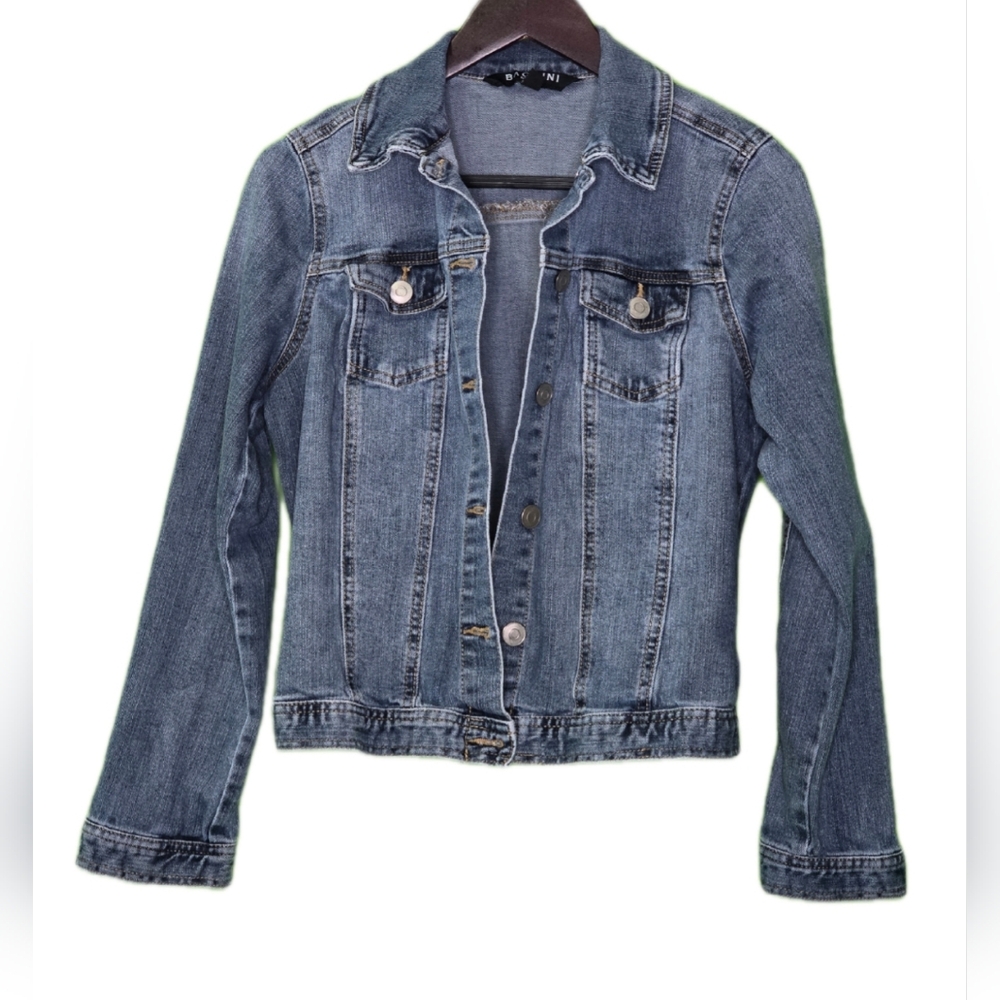 Baccini Classic Blue Jean Jacket, Small